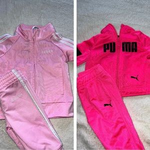 3 month sweat suits puma and adidas